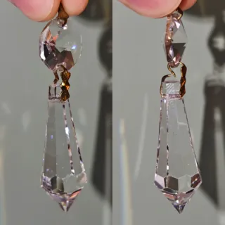 25 Prismi di Cristallo per Lampadario