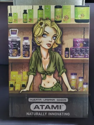 Lienzo  de atami y huerta urbana Seeds.