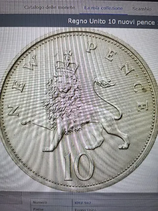 Moneta nuovo Penny 1968 Regno Unito