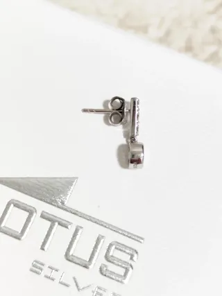 Pendientes lotus mujer plata 1 ley 925