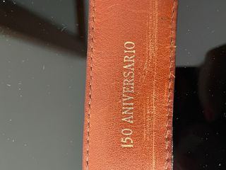 Cinturón loewe marrón de cuero y piel