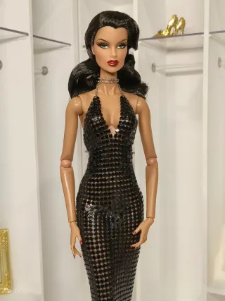 Vestido largo midi Fashion Royalty