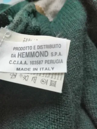 Pullover vintage da uomo colore verde marca HEMMON