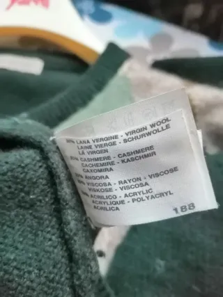 Pullover vintage da uomo colore verde marca HEMMON