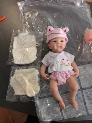 Muñeca realista de silicona