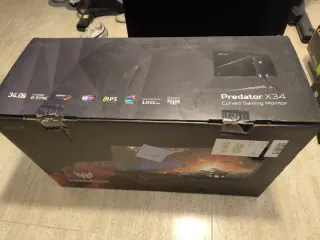 Acer Predator x34p, monitor curvo ultrapanorámico