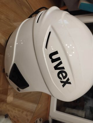 Casco Esqui Uvex Blanco talla 53-54 cms