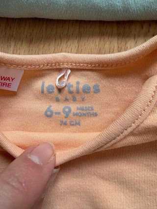 Pack 4 Bodys Manga Larga Lefties Bebé talla 6-9 74