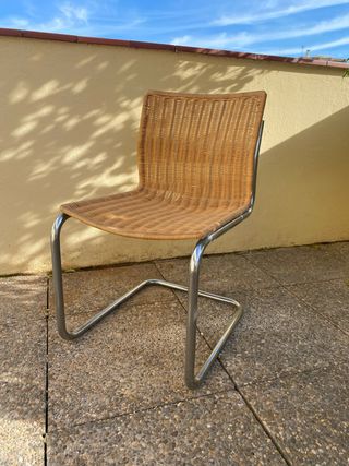 Conjunto 6 sillas vintage Bauhaus 70s