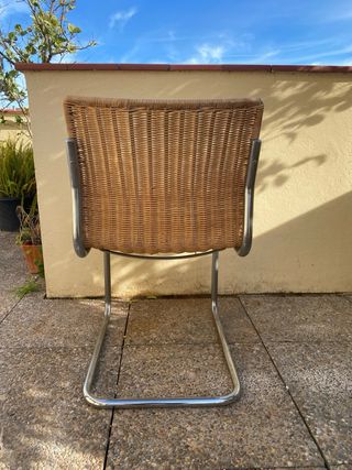 Conjunto 6 sillas vintage Bauhaus 70s