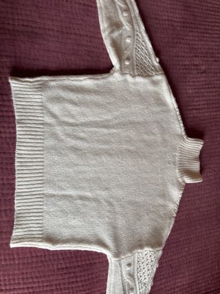 Jersey blanco Massimo Dutti