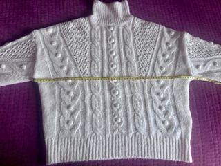 Jersey blanco Massimo Dutti