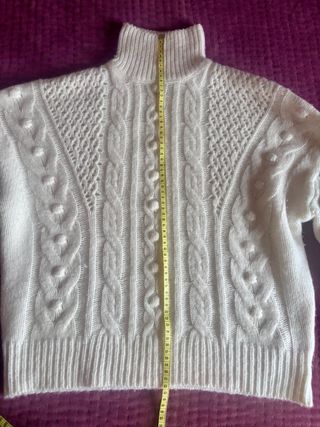 Jersey blanco Massimo Dutti