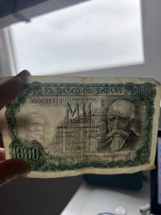 Billete de 1000 pesetas 1971