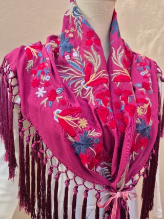 Mantoncillo Flamenca Bordado