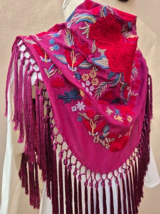 Mantoncillo Flamenca Bordado