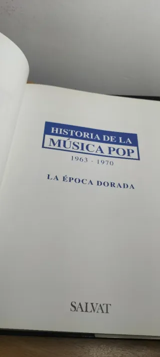 Historia de la música pop Salvat 3 tomos 1998