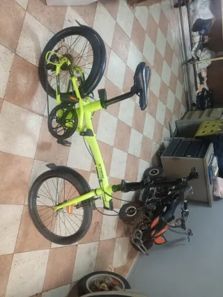 Bicicleta plegable btwin