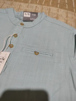 Camisa niño cuello Mahou T 5-6