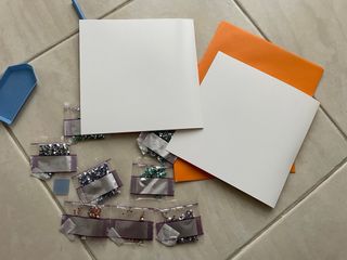 biglietti con perline stich