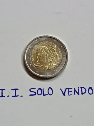 Moneda 2€ Italia 2018 Ministerio Salud