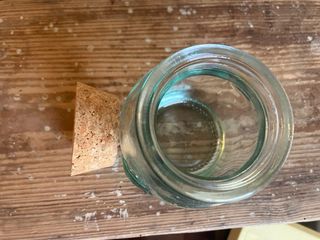 Tarro cristal con tapa de corcho