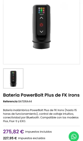 Batería Fk irons powerbold Plus