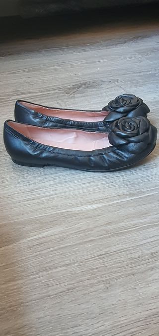 Pretty Bailarinas negras modelo Rosario – Talla 36