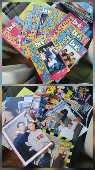 Lote pósters y postales Backstreet Boys. S. Pop