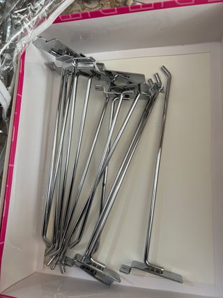 Colgador panel 25cm inox