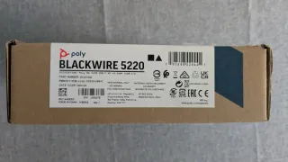 Cascos profesionales Poly black wire 5220