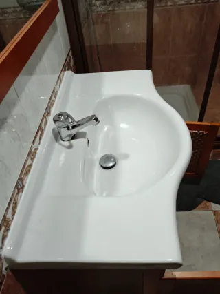 Set mobili rustici per bagno