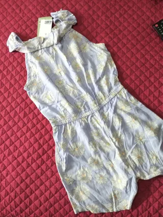 Tutina lilla a fiori 7-8 anni