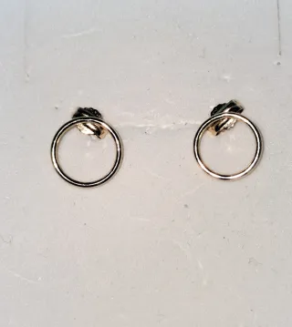 Pendientes oro 18k 750mls