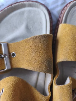 Sandalias Genuins Mostaza Talla 40