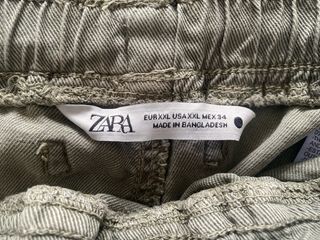 Pantalon jogger verde T. XXL Zara.