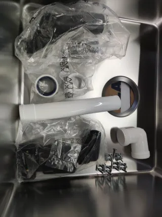 Fregadero de cocina Blanco 522961 ANDANO 450-IF