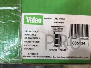 Faro Opel corsa b izquierdo nuevo