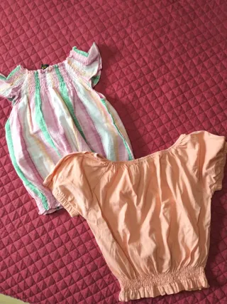 Top con scollo Bardot bambina 10 anni