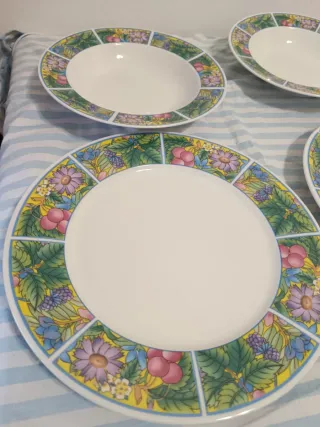 Servizio 10 piatti Château Valmont Porcellana