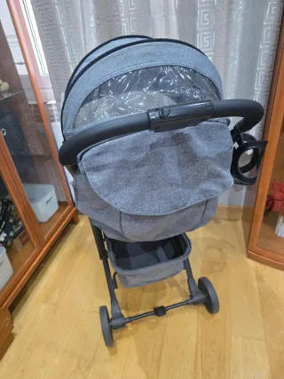 Silla paseo bbest multiposiciones gris