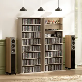 Estantería CDs/DVDs 8 Compartimentos