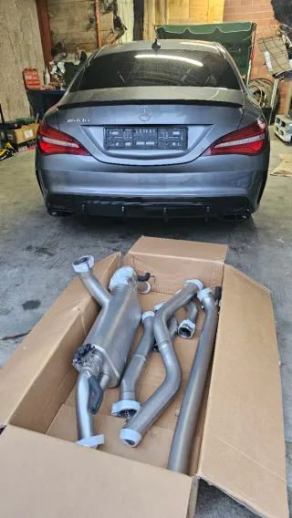 Escape deportivo, válvulas, Mercedes CLA C117