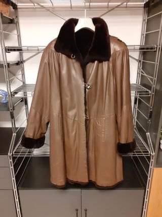 Giaccone 3/4 di pelle double face