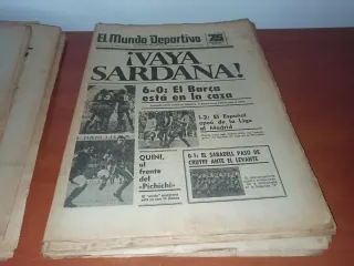 Mundo deportivo LOTE 18 EJEMPLARES 1980 1982
