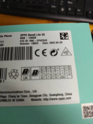 Cellulare OPPO Reno 8 Lite 5G