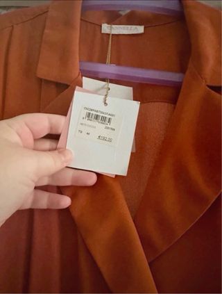 Vestido CANNELLA Italia Nuevo T.44 (PVP 192€)