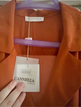 Vestido CANNELLA Italia Nuevo T.44 (PVP 192€)