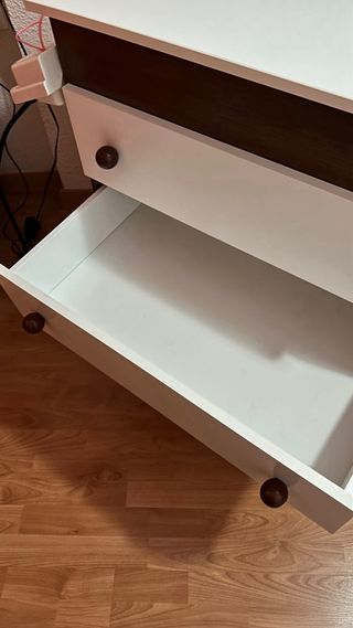 Mueble cambiador bebe con bañera, 4 cajones