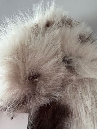 Abrigo animal print zara S